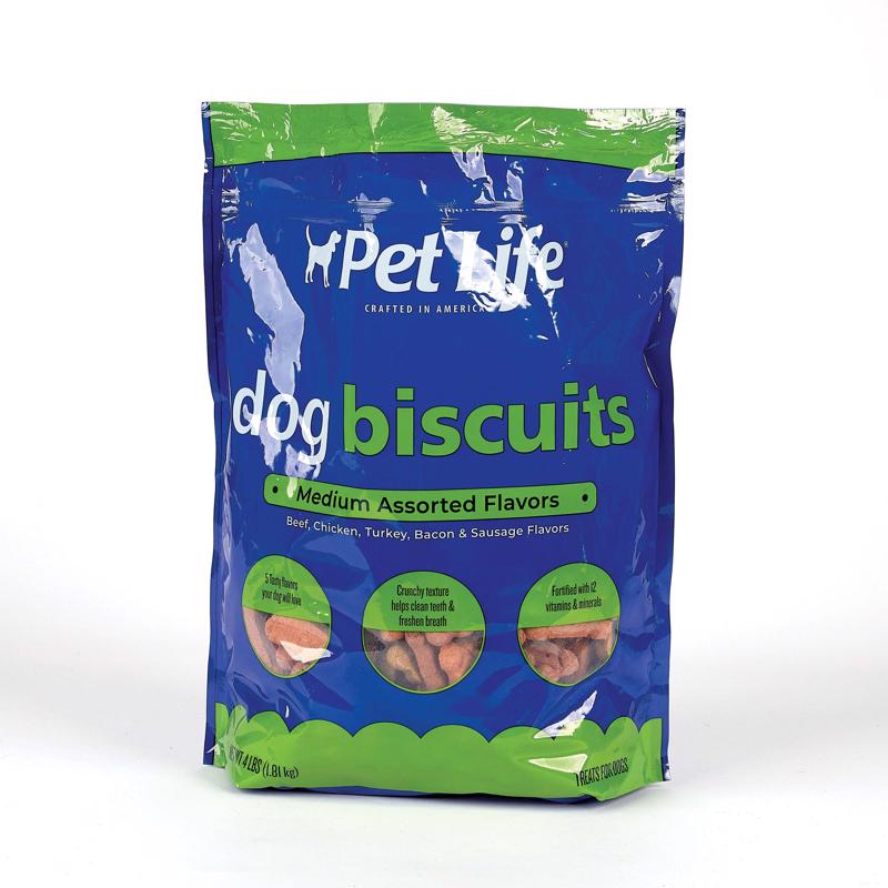 Pet Life Assorted Biscuit For Dogs 4 lb 1 pk