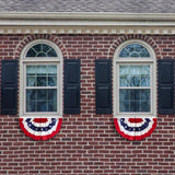 Valley Forge American  Pleated Flag 18 in. H X 36 in. L