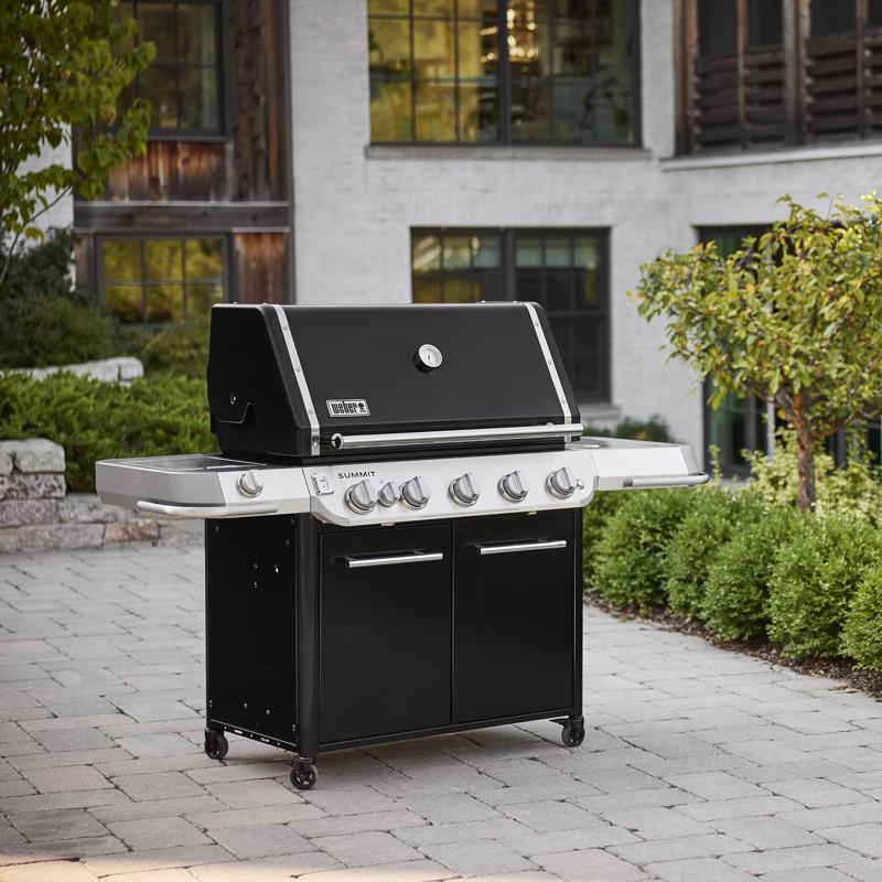 Weber Summit FS38 E 5 Burner Liquid Propane Grill Black