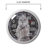 Taylor Owl Dial Thermometer Plastic Multicolored 13.25 in.