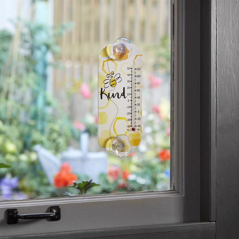 Taylor Bee Kind Dial Thermometer Plastic Multicolored 8 in.