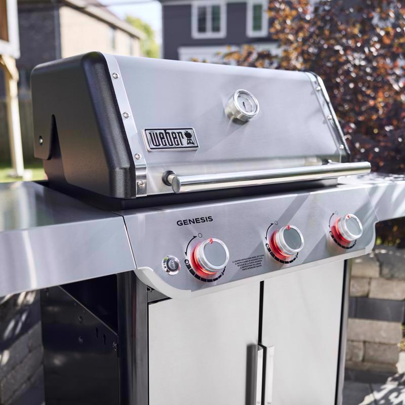 Weber Genesis S-315 3 Burner Liquid Propane Grill Stainless Steel