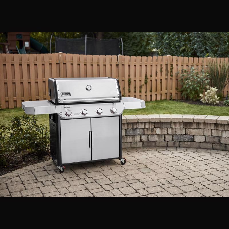 Weber Genesis S-415 4 Burner Liquid Propane Grill Stainless Steel