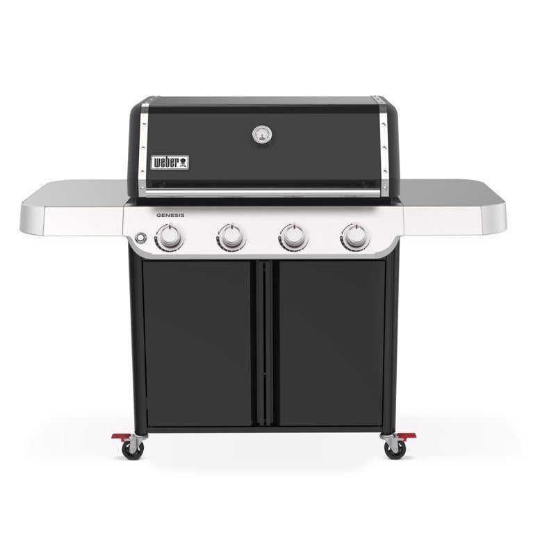 Weber Genesis E-415 Liquid Propane Gas Grill for Outdoor Grilling, 4 Burners, Black