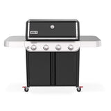 Weber Genesis E-415 Liquid Propane Gas Grill for Outdoor Grilling, 4 Burners, Black