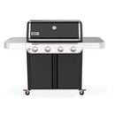 Weber Genesis E-415 Liquid Propane Gas Grill for Outdoor Grilling, 4 Burners, Black