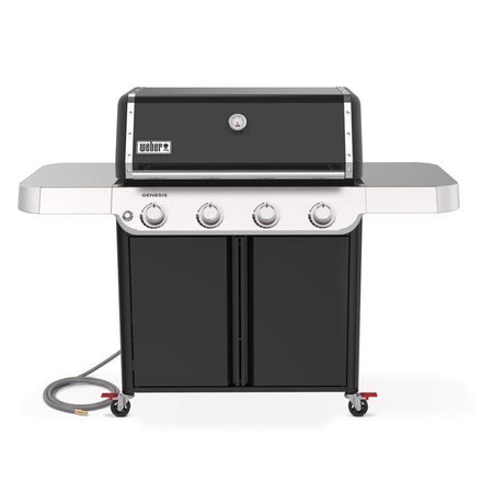 Weber Genesis E-415 Natural Gas Grill for Outdoor Grilling, 4 Burners, Black