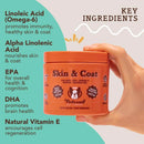Natural Dog Company Dog Skin and Coat Supplement 9.5 oz