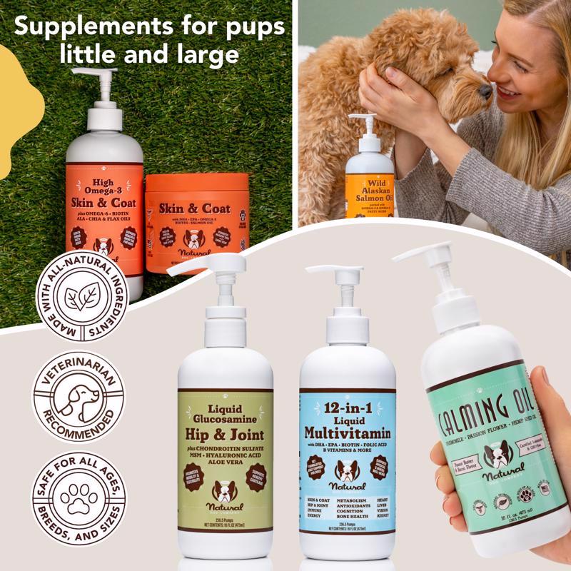 Natural Dog Company Dog Hip and Joint Supplement 16 oz