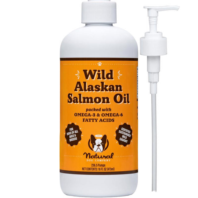 NS SLMN OIL DOG LQD 16OZ