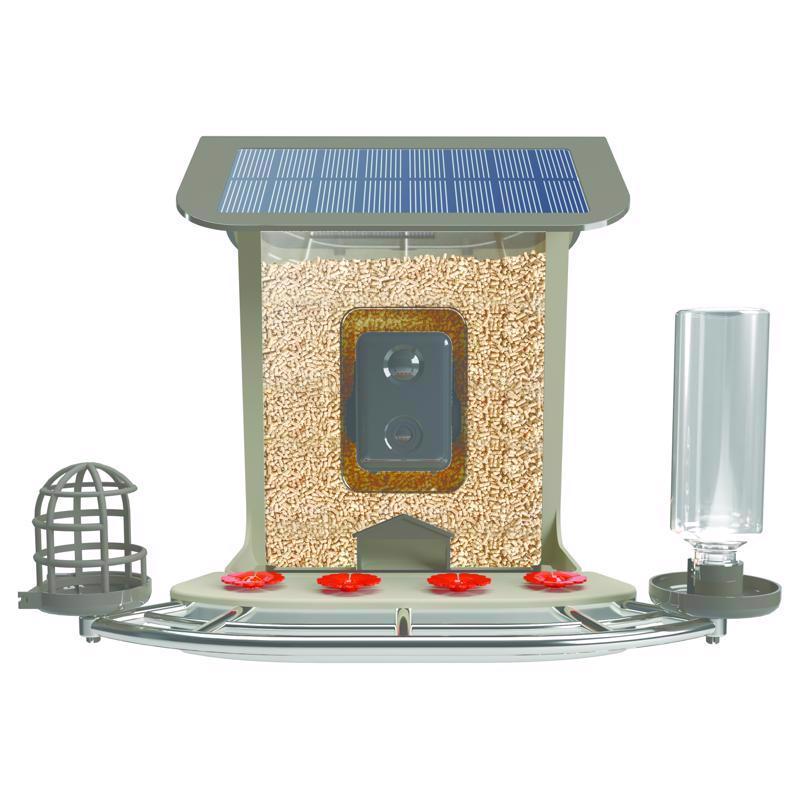 Feit Bird Genius Smart Feeder Wild Bird 2.5 L Plastic Bird Feeder 1 ports