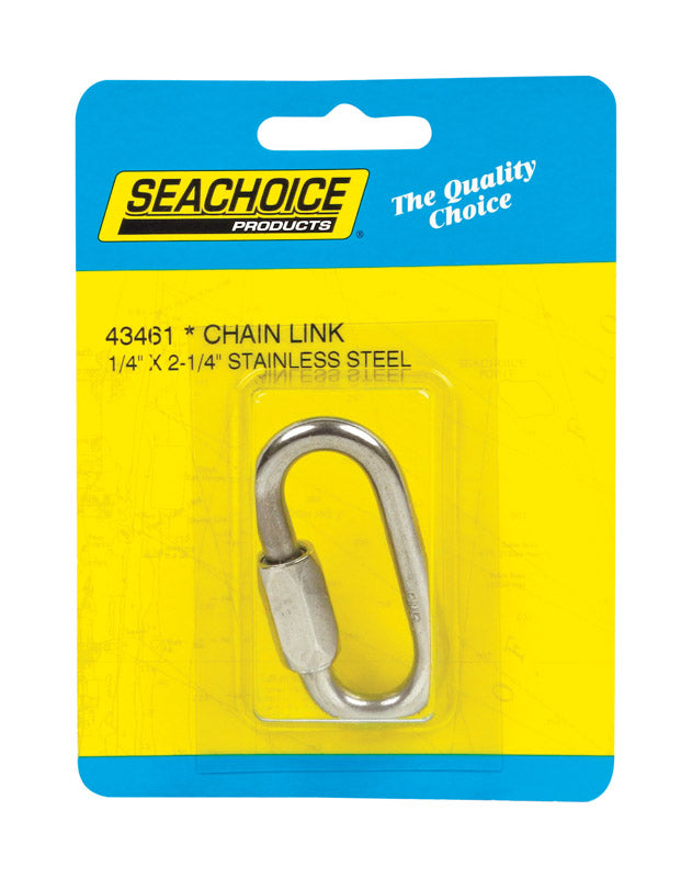 CHAIN LINK-SS-1/4"X2-1/4