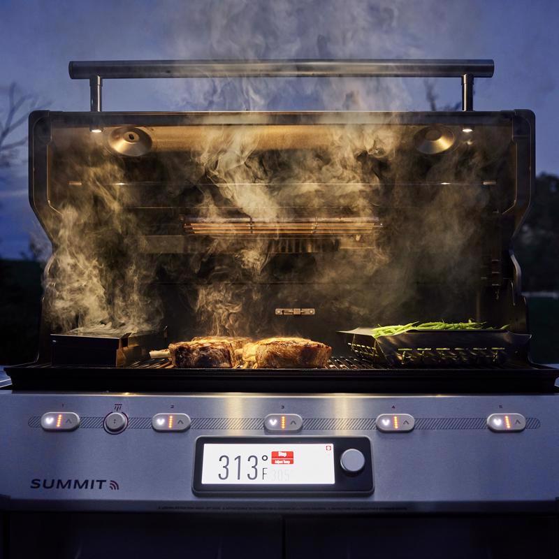 Weber Summit FS38X S 5 Burner Liquid Propane WiFi Grill Stainless Steel