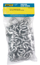 CHAIN ANCHOR LEAD1/4"X4'