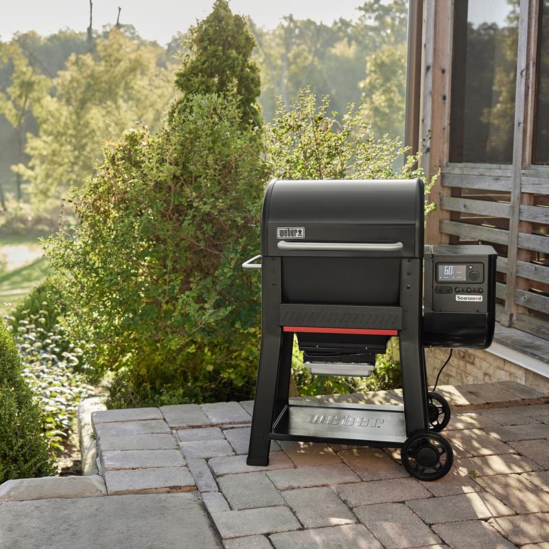 Weber Searwood 600 24" Wood Pellet WiFi Grill Black