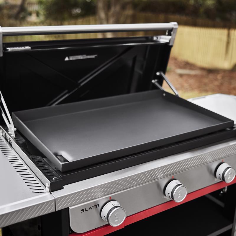 Weber Slate 30" 3 Burner Liquid Propane Outdoor Griddle Black