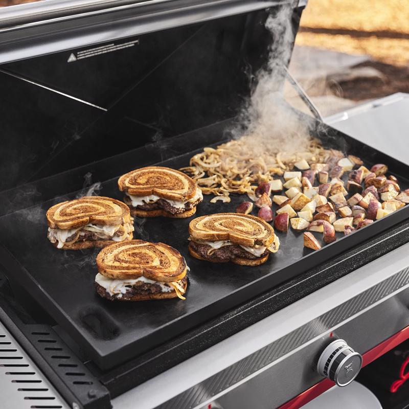 Weber Slate 30" 3 Burner Liquid Propane Outdoor Griddle Black