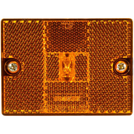 LED LGHT SQUAR AMBR 12V