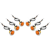 LED LGHT MNTNG RND AMBR