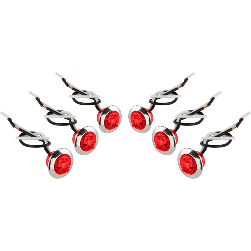 Hopkins Red Round Clearance/Side Marker LED Light