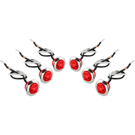 Hopkins Red Round Clearance/Side Marker LED Light