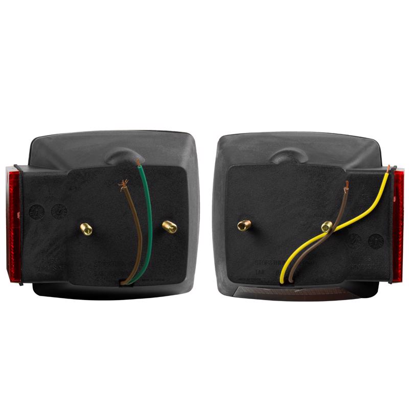 Hopkins Trailer Red Square Stop/Tail/Turn LED Light Kit