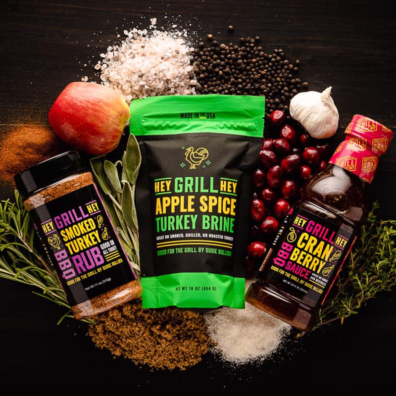 Hey Grill Hey Smoked Turkey Brine and Turkey Rub Kit 56 oz