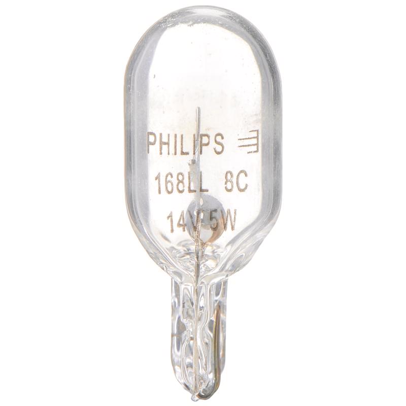 Philips Incandescent Courtesy/Glove/License/Trunk Miniature Automotive Bulb 168LLB2