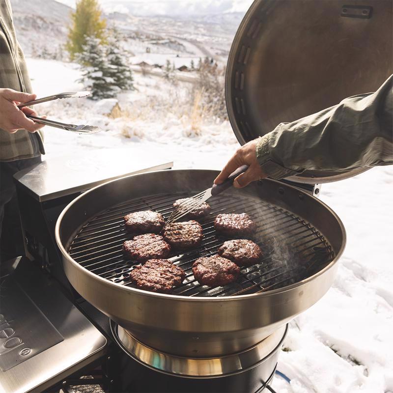 Recteq B380X Bullseye Deluxe Wood Pellet WiFi Grill and Smoker Black/Silver