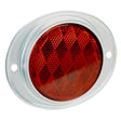 REFLECTOR ALUM ROUND RED