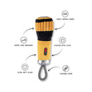 Fringe Studio Wagsdale Black/Yellow I Need Some Light Dog Toy 1 pk