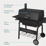 Charbroil 52 in. Charcoal Grill Black