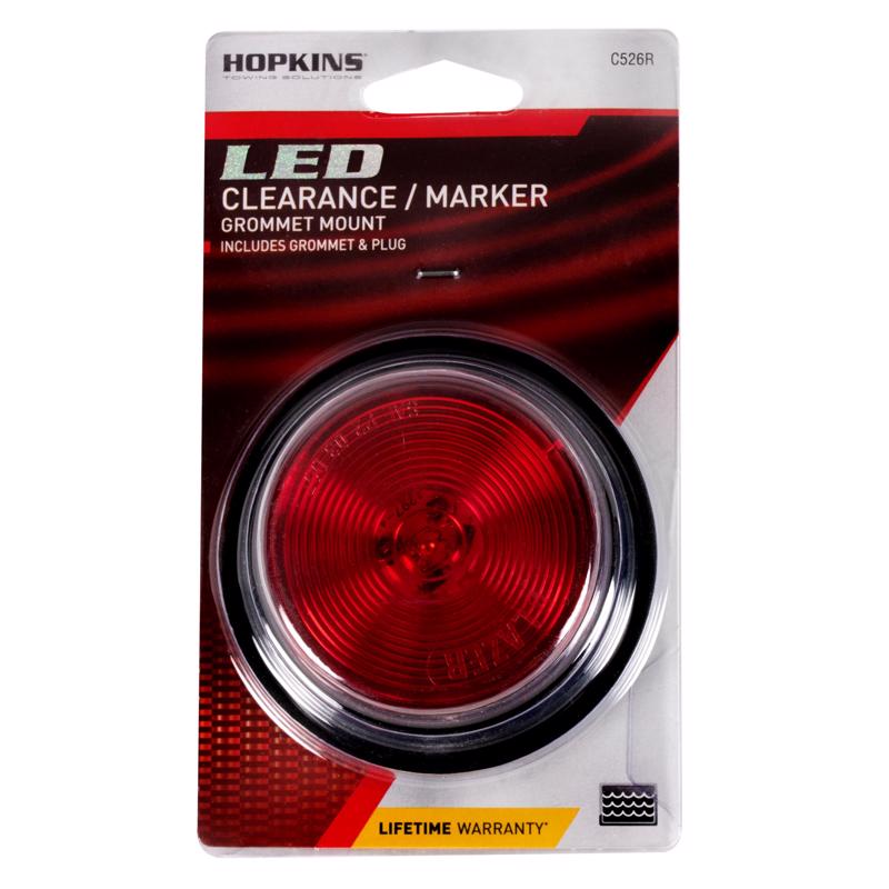 LED CLEARNC MRK RED 2.5"