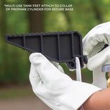 Fuel Keg Brass/Steel Refill Propane Cylinder Kit