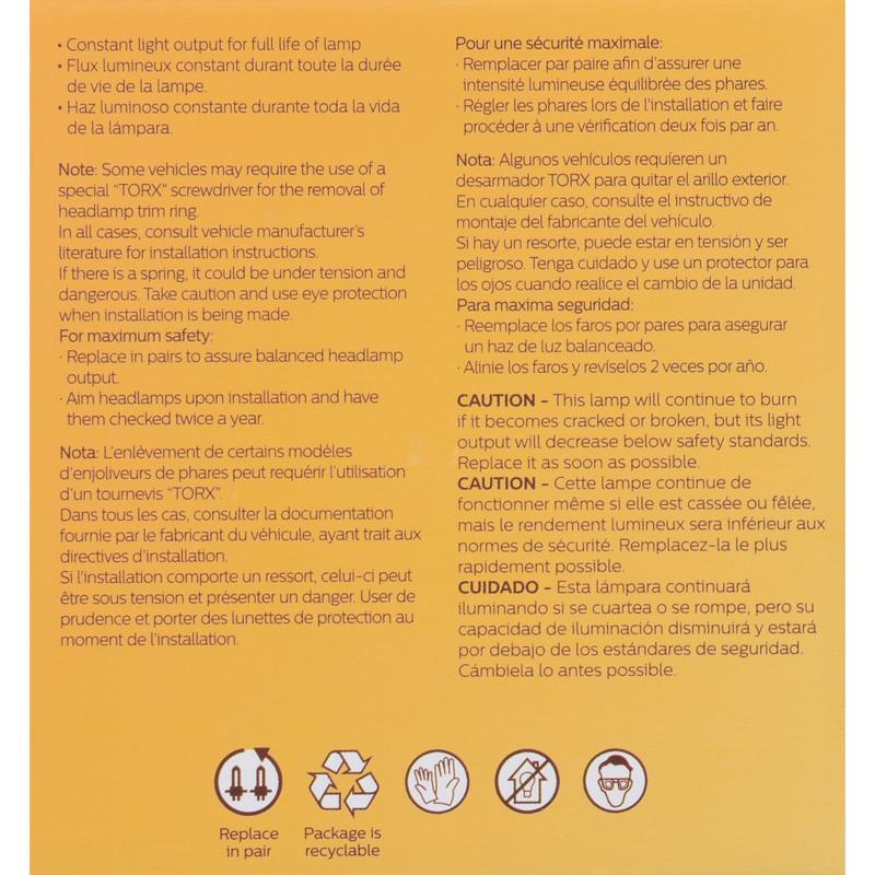 Philips Standard Halogen Low Beam Automotive Bulb 4411C1