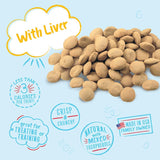 Charlee Bear Original Crunch Chicken Liver Biscuit For Dogs 16 oz 1 pk