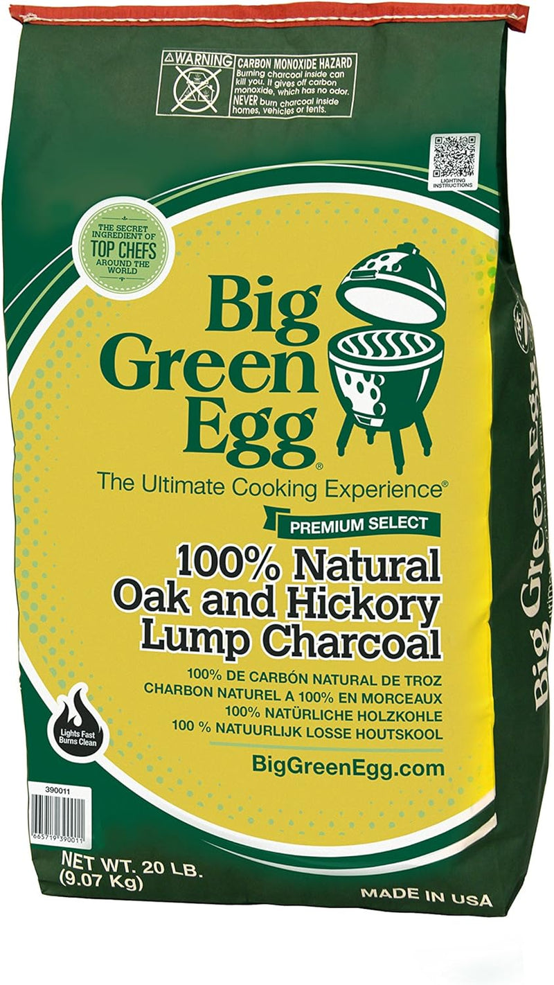 Big Green Egg All Natural Hickory and Oak Lump Charcoal 17.6 lb