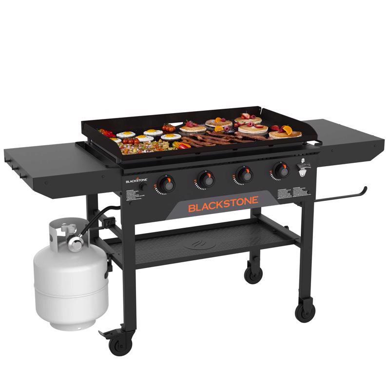 Blackstone 4 Burner Liquid Propane Outdoor Griddle Black