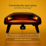 Ooni Koda 2 Max 24 in. Liquid Propane Outdoor Pizza Oven Black