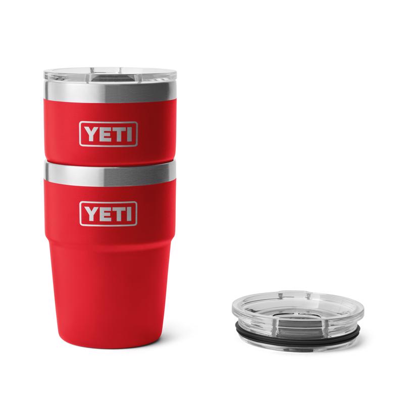 YETI Rambler 16 oz Rescue Red BPA Free Tumbler with MagSlider Lid