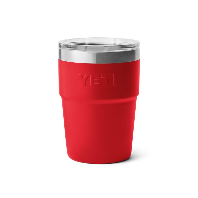 YETI Rambler 16 oz Rescue Red BPA Free Tumbler with MagSlider Lid