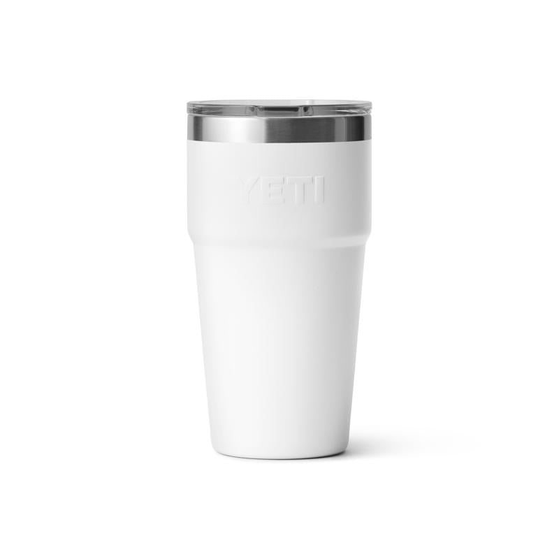 YETI Rambler 20 oz White BPA Free Stackable Tumbler with MagSlider Lid