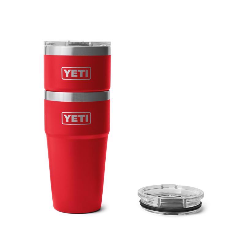 YETI Rambler 20 oz Rescue Red BPA Free Stackable Tumbler with MagSlider Lid