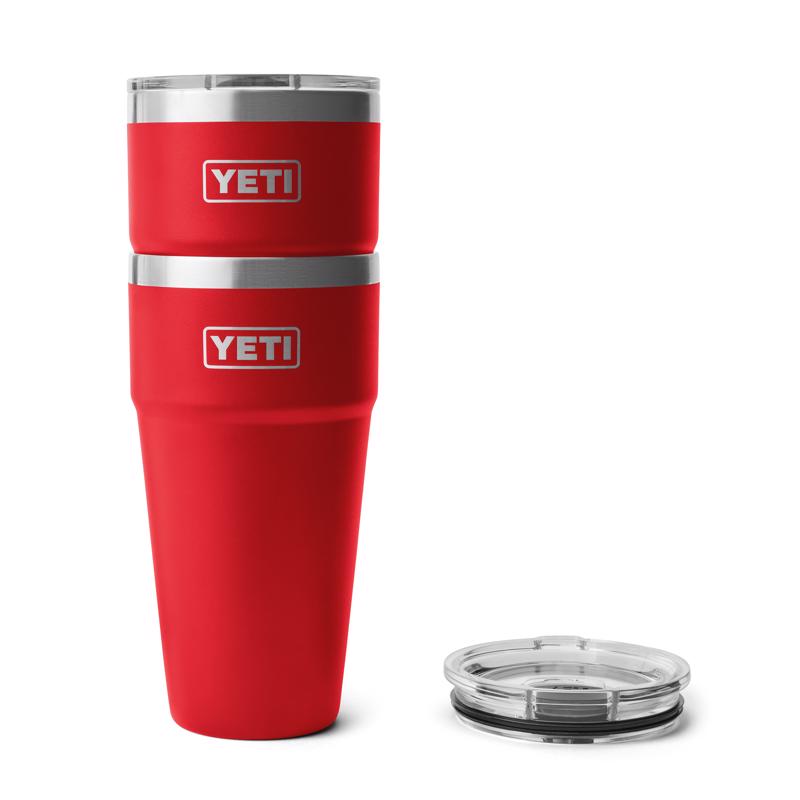 YETI Rambler 30 oz Rescue Red BPA Free Stackable Tumbler with MagSlider Lid