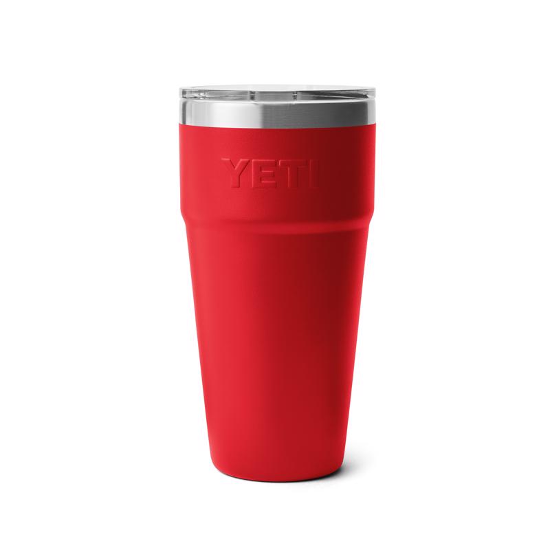 YETI Rambler 30 oz Rescue Red BPA Free Stackable Tumbler with MagSlider Lid