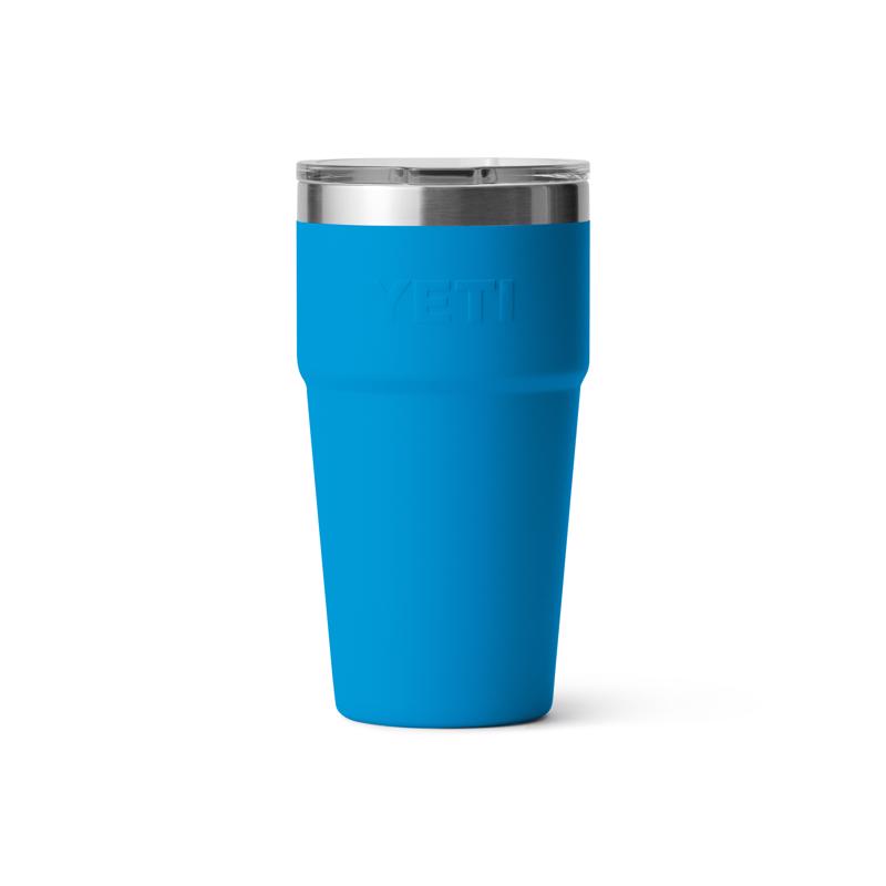 YETI Rambler 20 oz Big Wave Blue BPA Free Stackable Insulated Cup