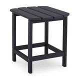 Signature Design by Ashley Sundown Treasure Black Square HDPE End Table