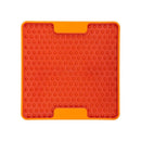 LickiMat Mini Tuff Soother Orange Plastic Slow Feeder For Dogs