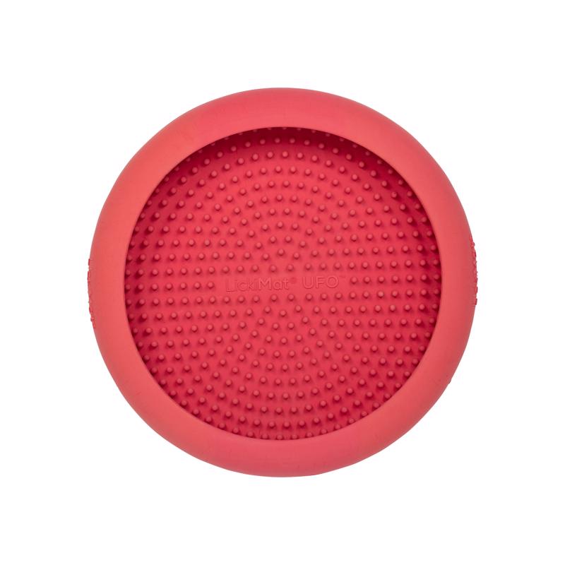 LickiMat UFO Pink Rubber Slow Feeder For Dogs