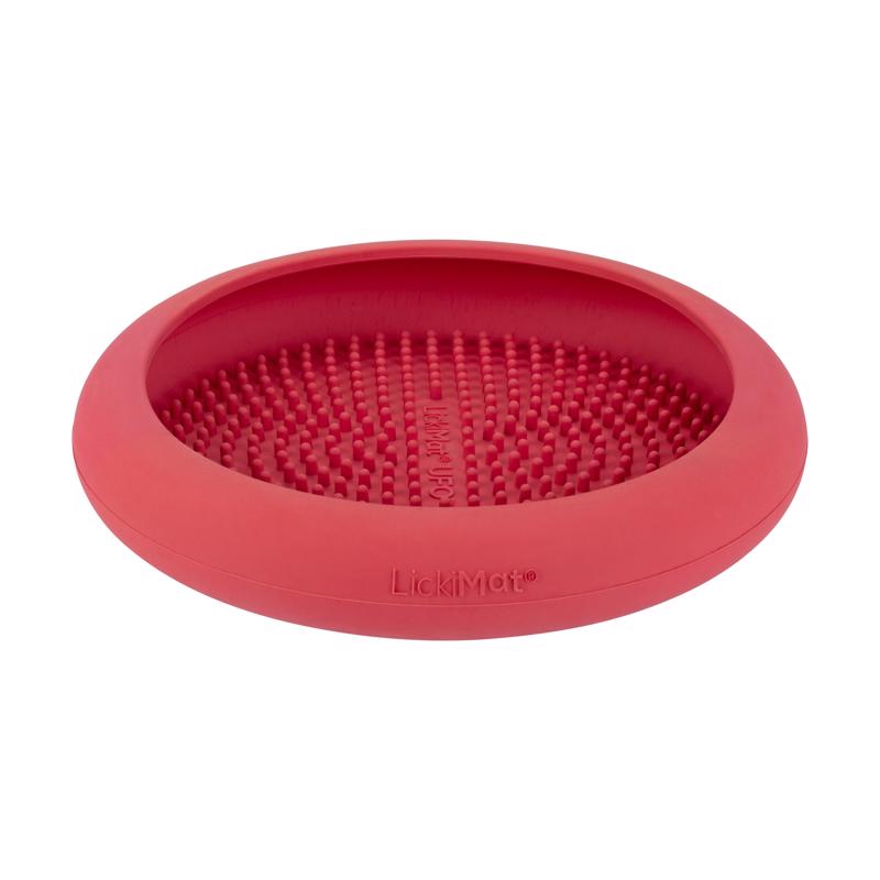 LickiMat UFO Pink Rubber Slow Feeder For Dogs